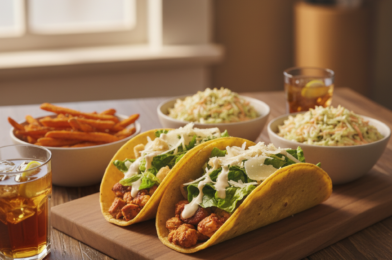 Chicken Caesar Smash Tacos (Crispy, Juicy & Flavor-Packed!)