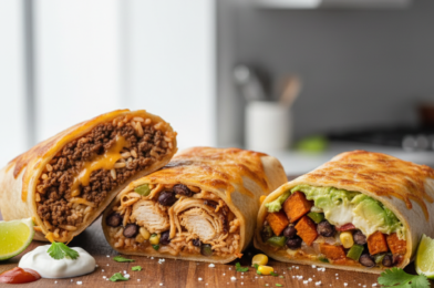 Quick & Easy Grilled Cheese Burrito (Better Than Takeout!)