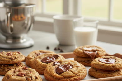 Brown Butter Scoopable Chocolate Chip Cookies (Rich, Gooey, Bakery-Style Perfection)