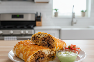 Loaded Grilled Cheese Burrito (Quick Taco Bell Copycat)