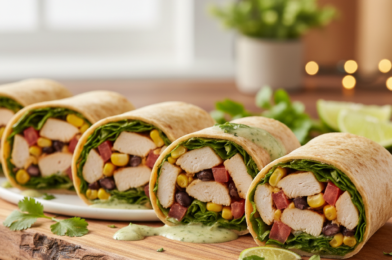 Southwest Chicken Wraps: Easy & Healthy Lunch Recipes