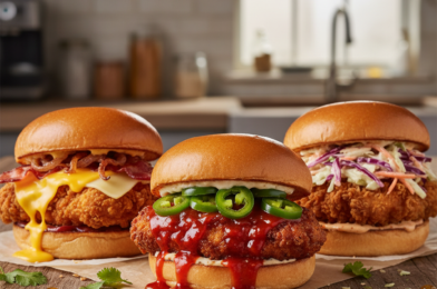 Jalapeño Honey Drenched Crispy Fried Chicken Sandwich (Sweet, Spicy & Irresistible)