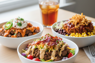 Savory Burger Bowls: A Healthy Twist on Your Favorite Meal!