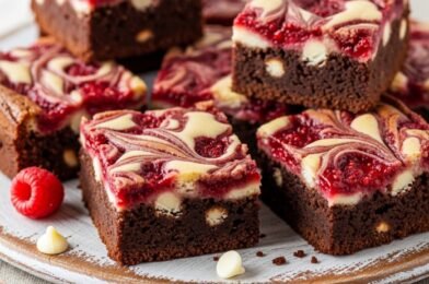 White Chocolate Raspberry Swirl Brownies (Fudgy, Bakery-Style & Irresistible)